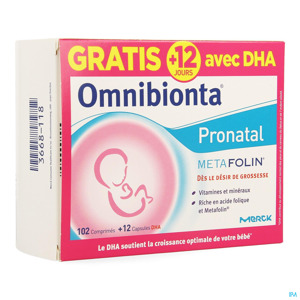 Omnibionta Postnatal+ 56 Comprimés + 56 Capsules Allaitement